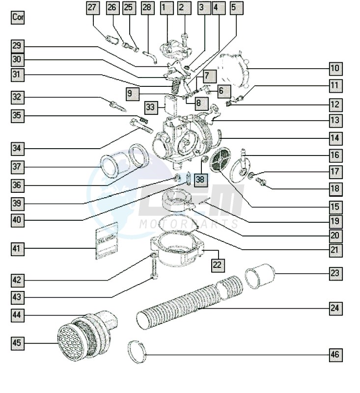 Carburator-intake image