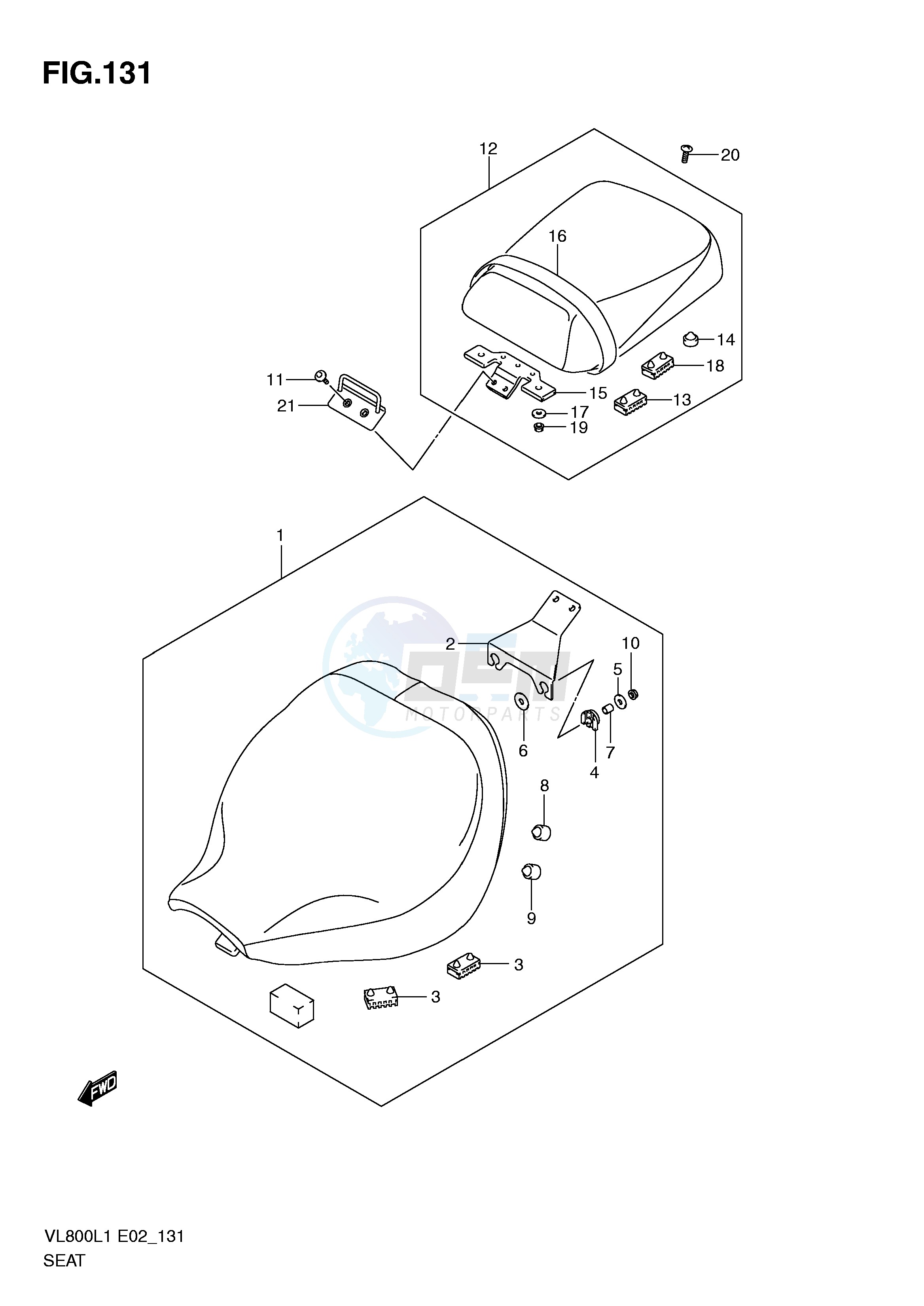 SEAT (VL800L1 E24) blueprint