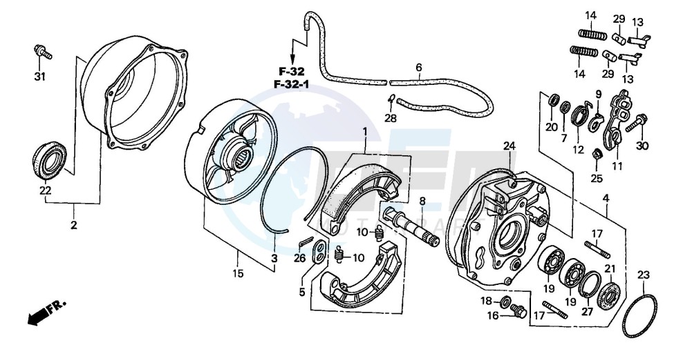 REAR BRAKE PANEL image