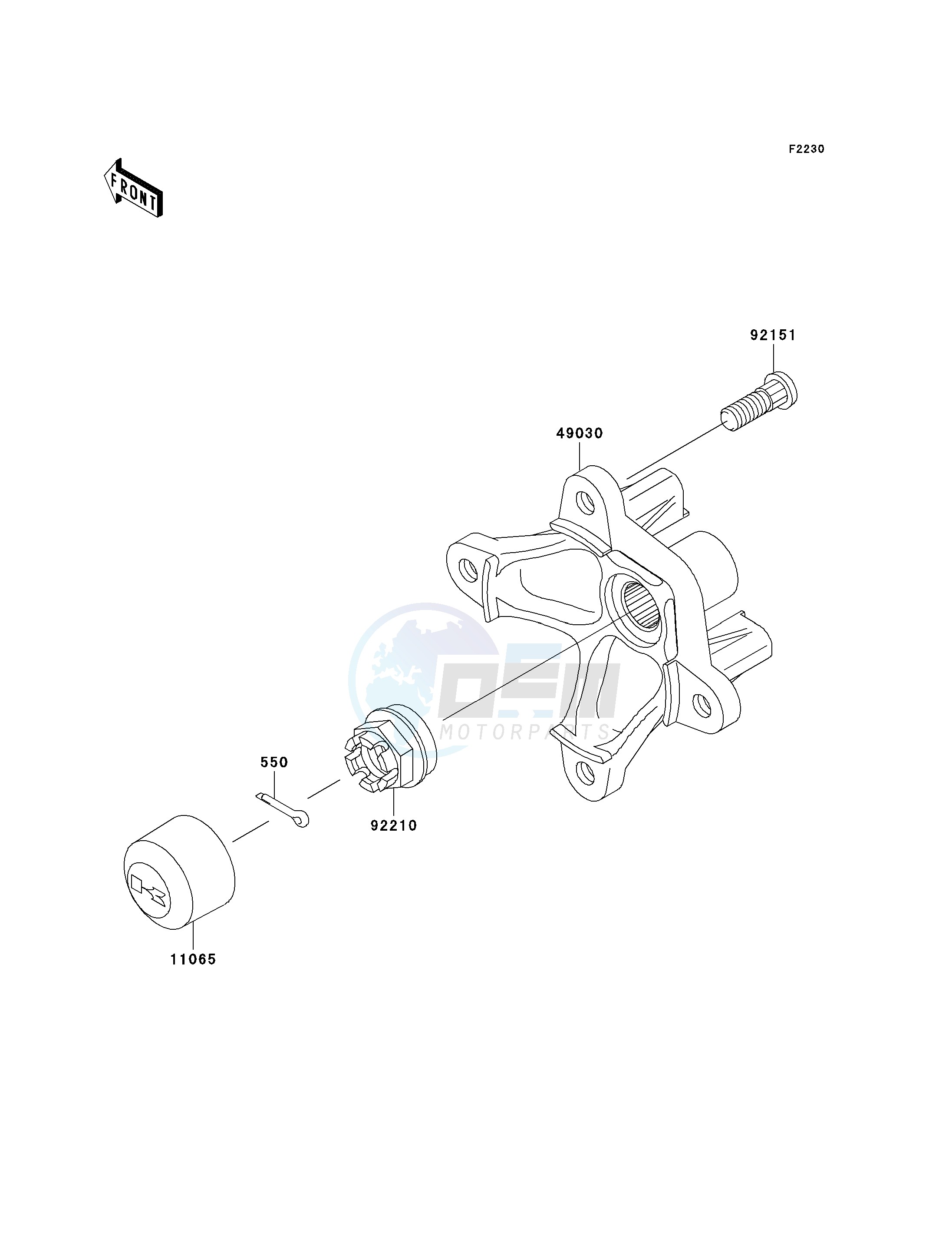 FRONT HUB image