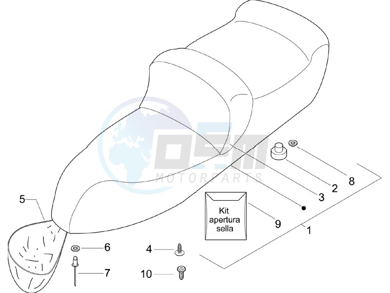 Saddle seats - Tool roll image