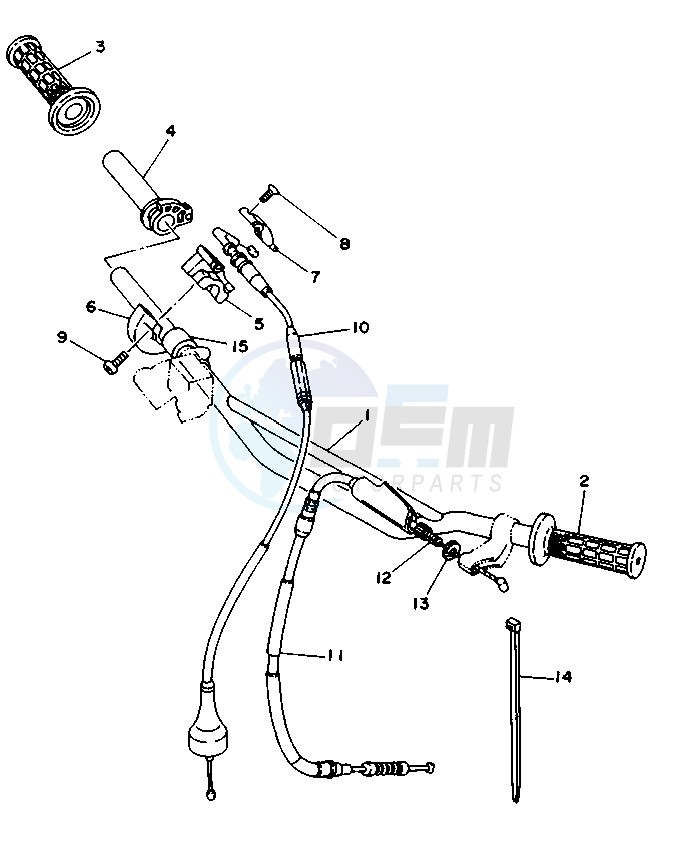 STEERING HANDLE -CABLE image