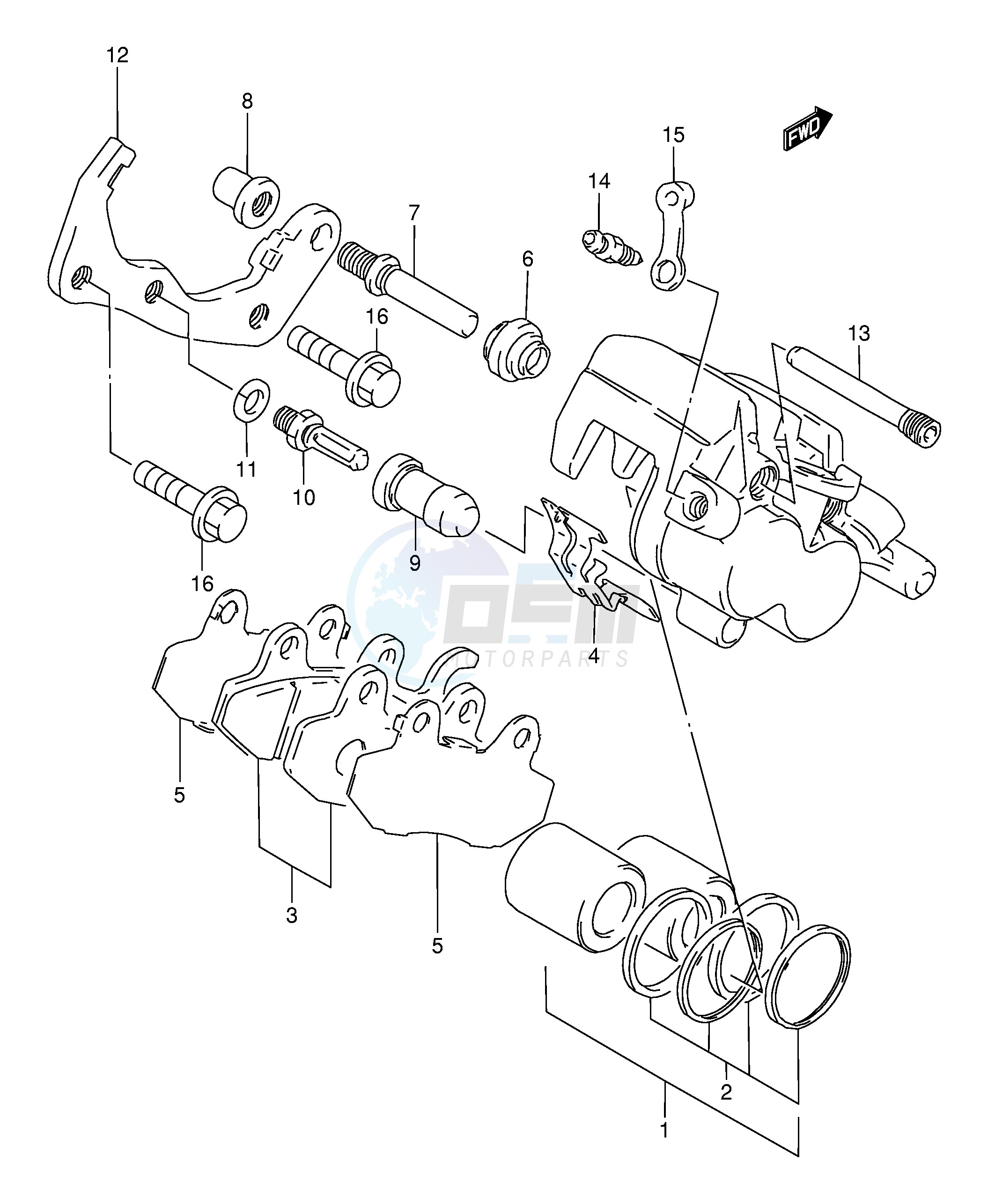 REAR CALIPER image