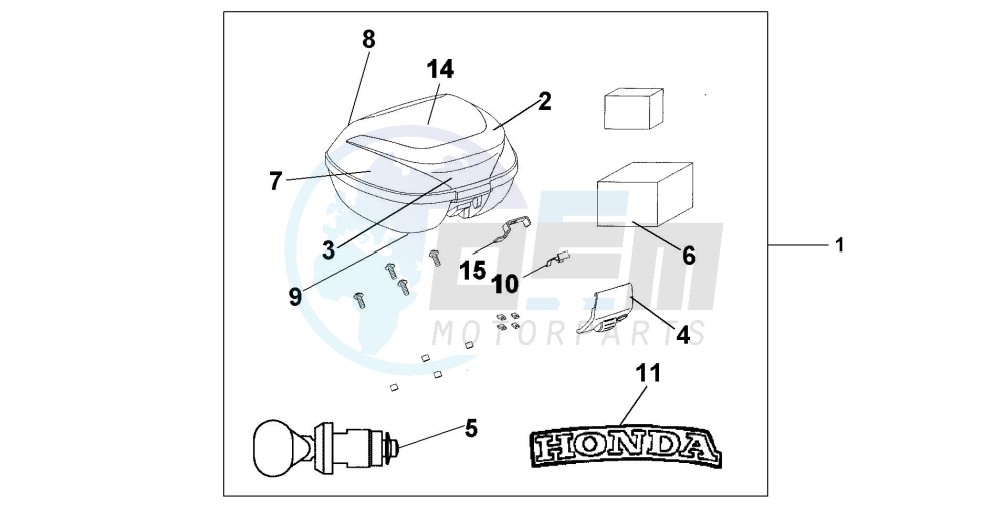 TOP BOX 35 L NH-A49M blueprint