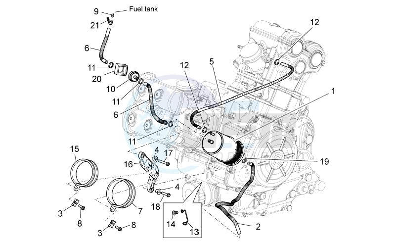 Fuel vapour recover system image