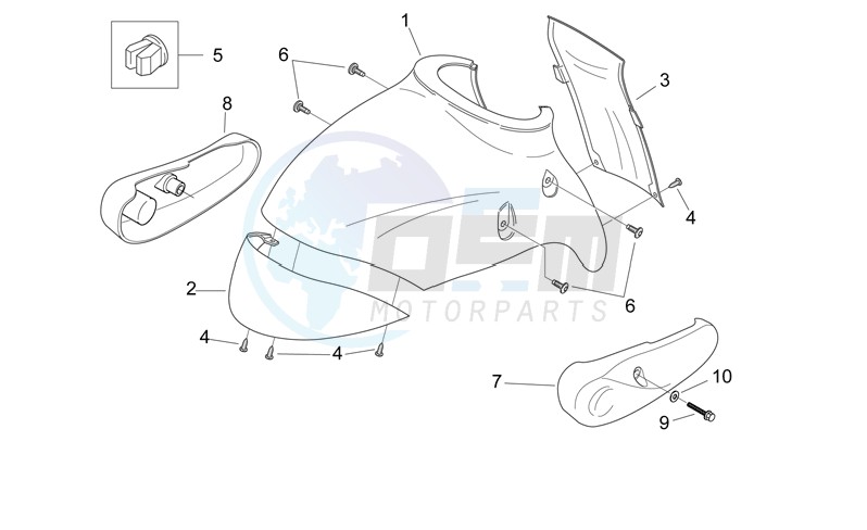 Front body - Front mudguard image