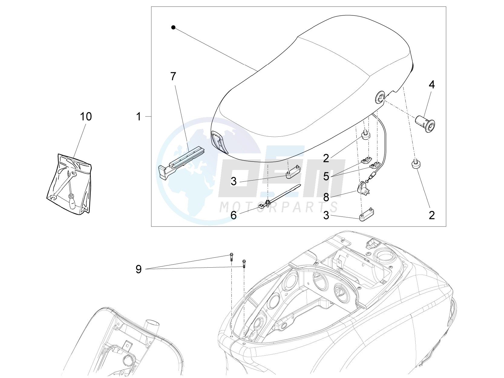 Saddle - Tool roll image