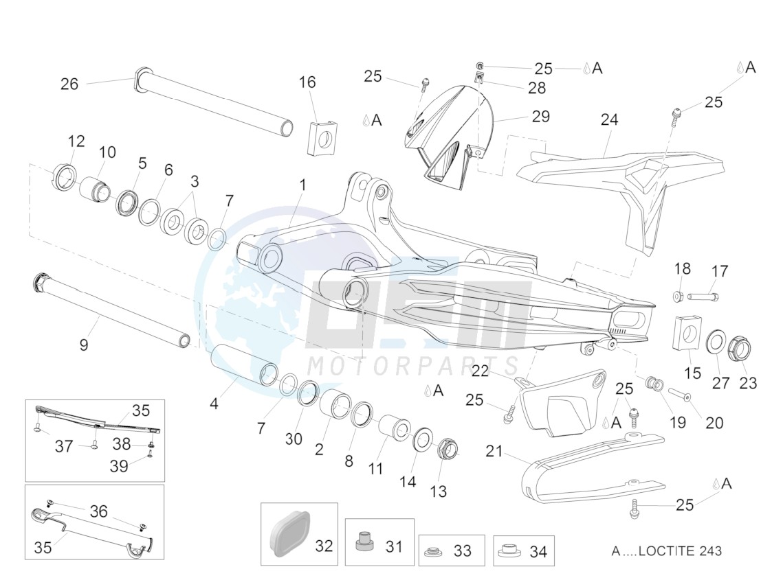 Swing arm blueprint