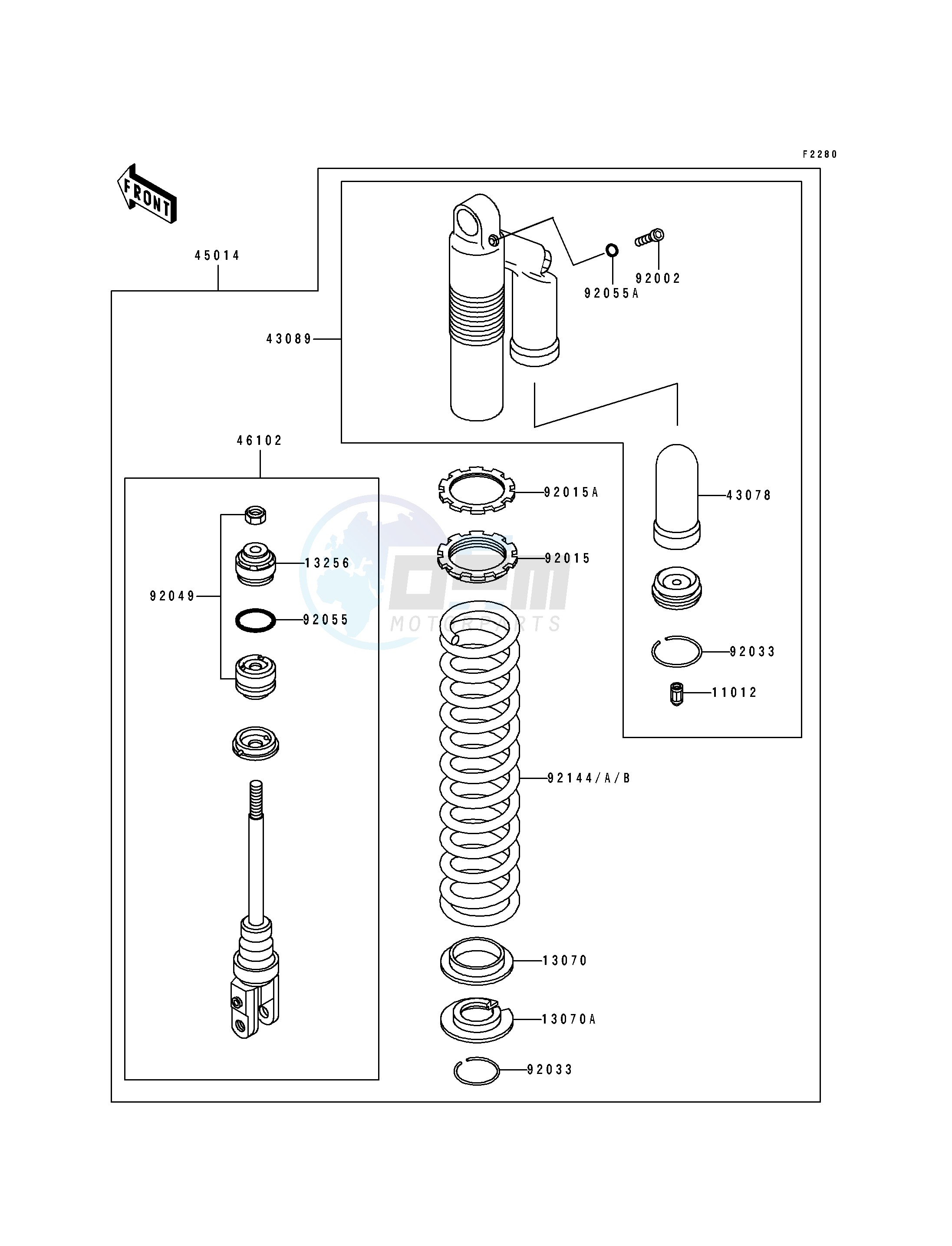 SHOCK ABSORBER-- S- - blueprint