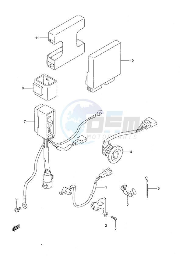 PTT Switch/Engine Control Unit image