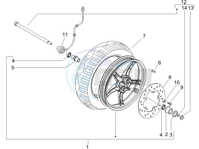 Front wheel image