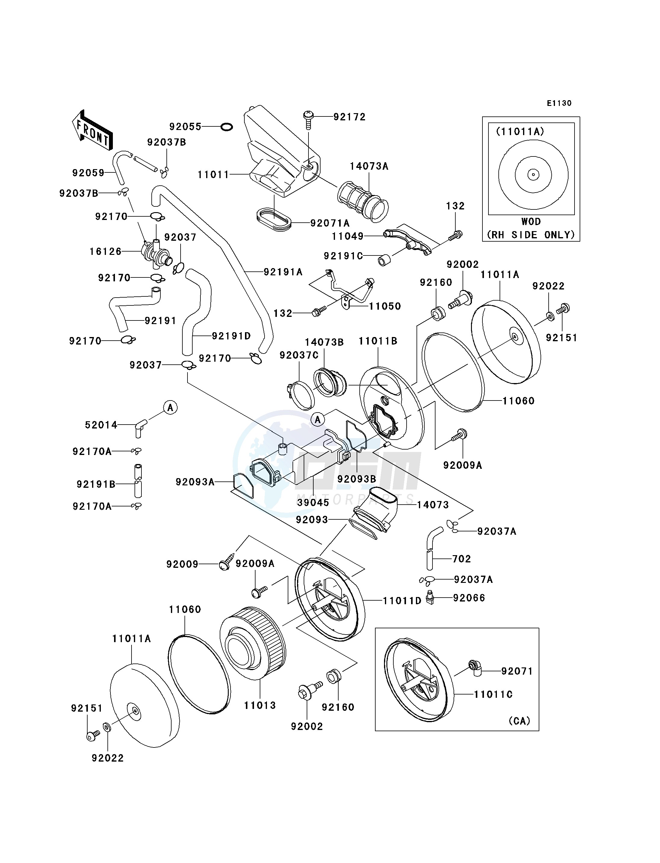 AIR CLEANER blueprint