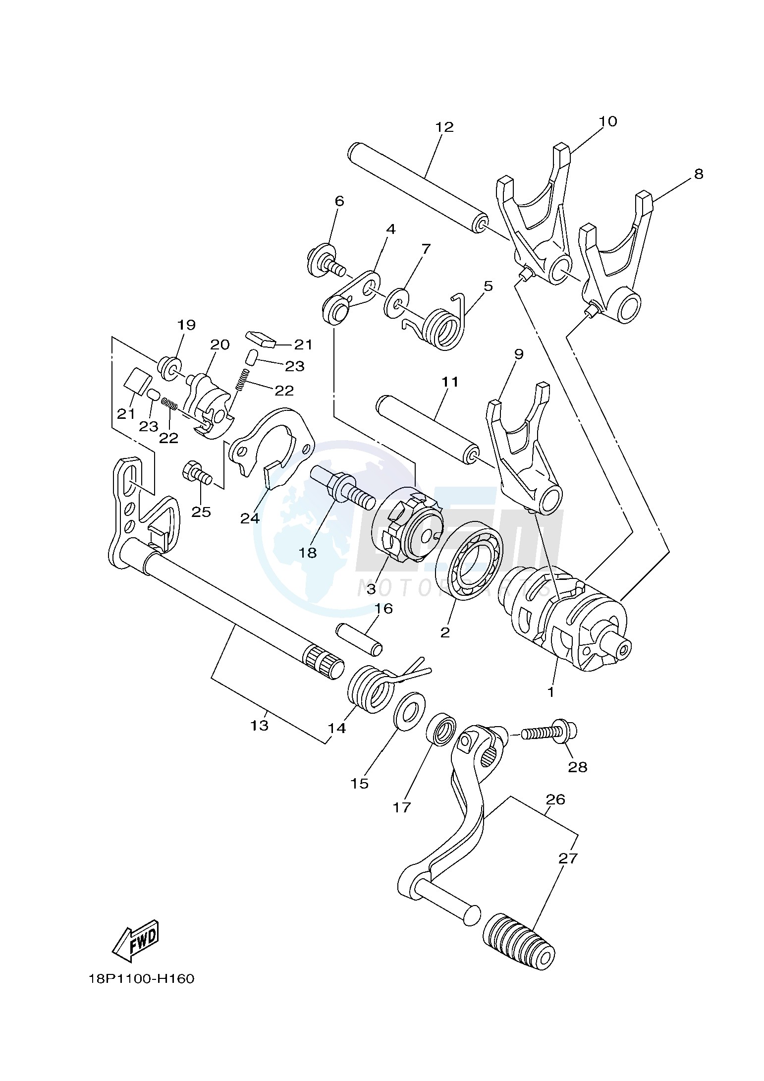 SHIFT CAM & FORK blueprint