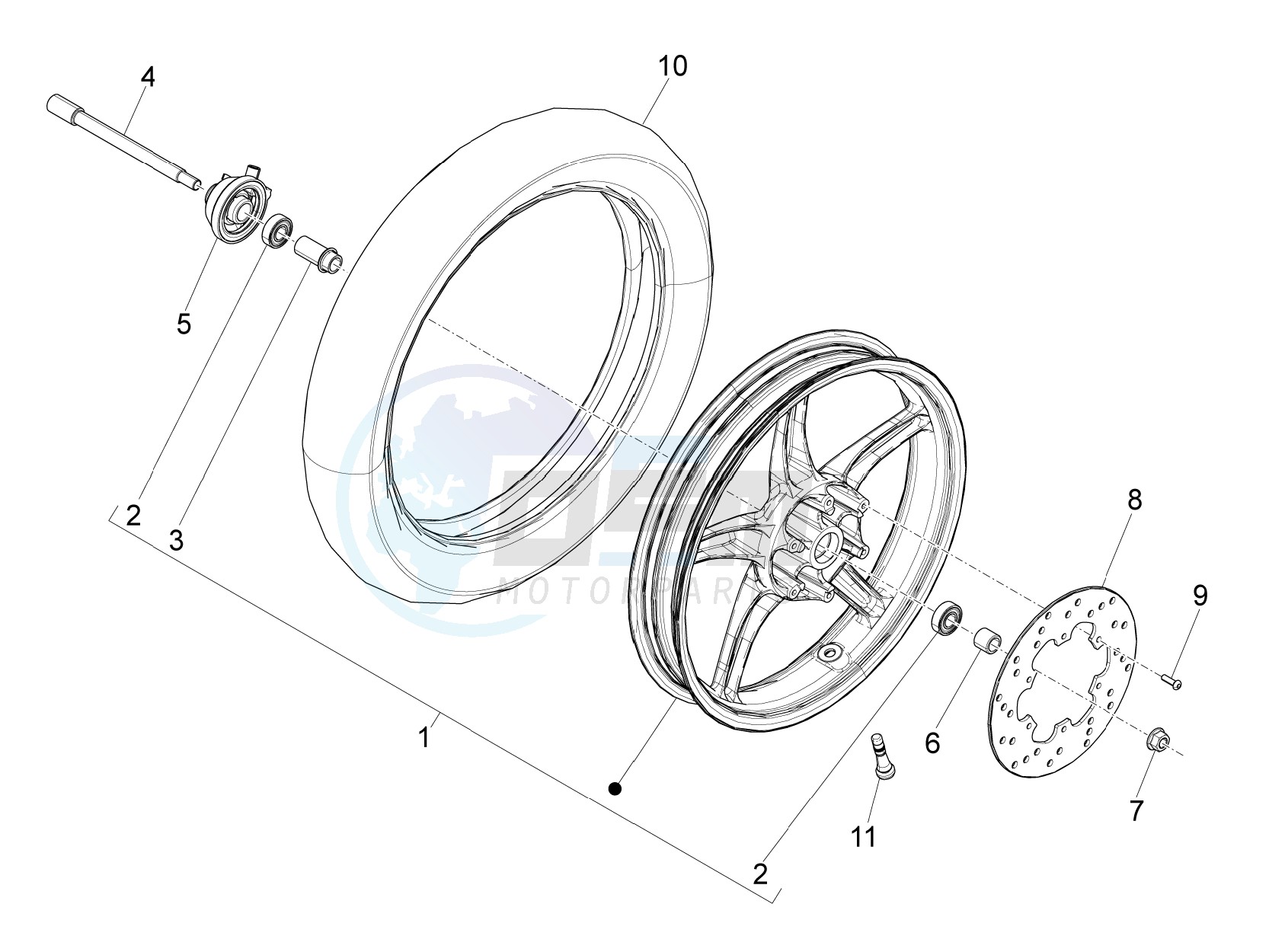 Front wheel image