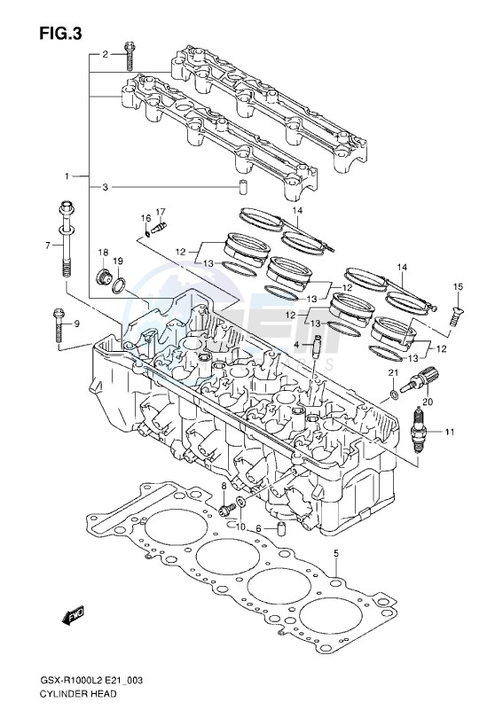 CYLINDER HEAD image