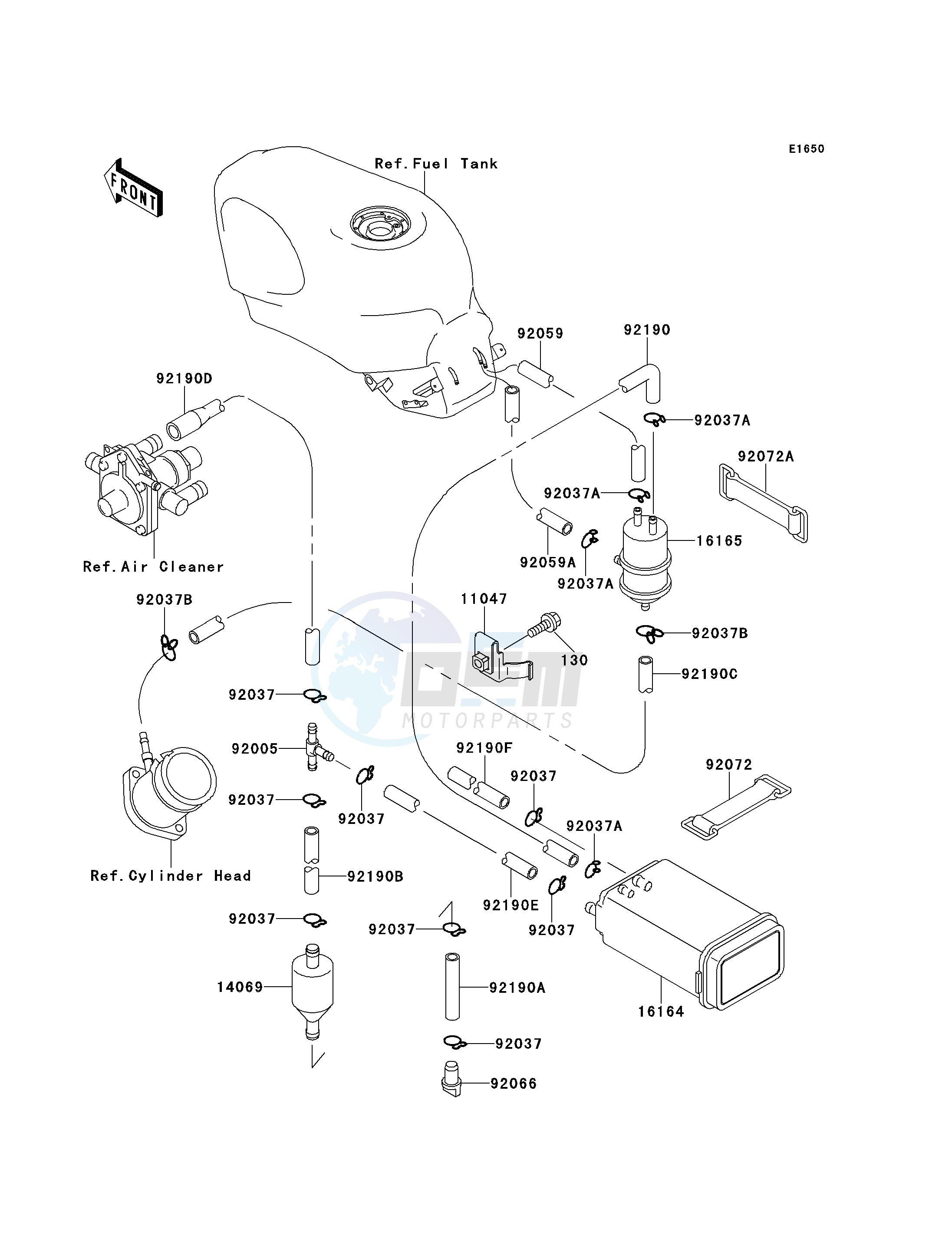 FUEL EVAPORATIVE SYSTEM -- CA- - image