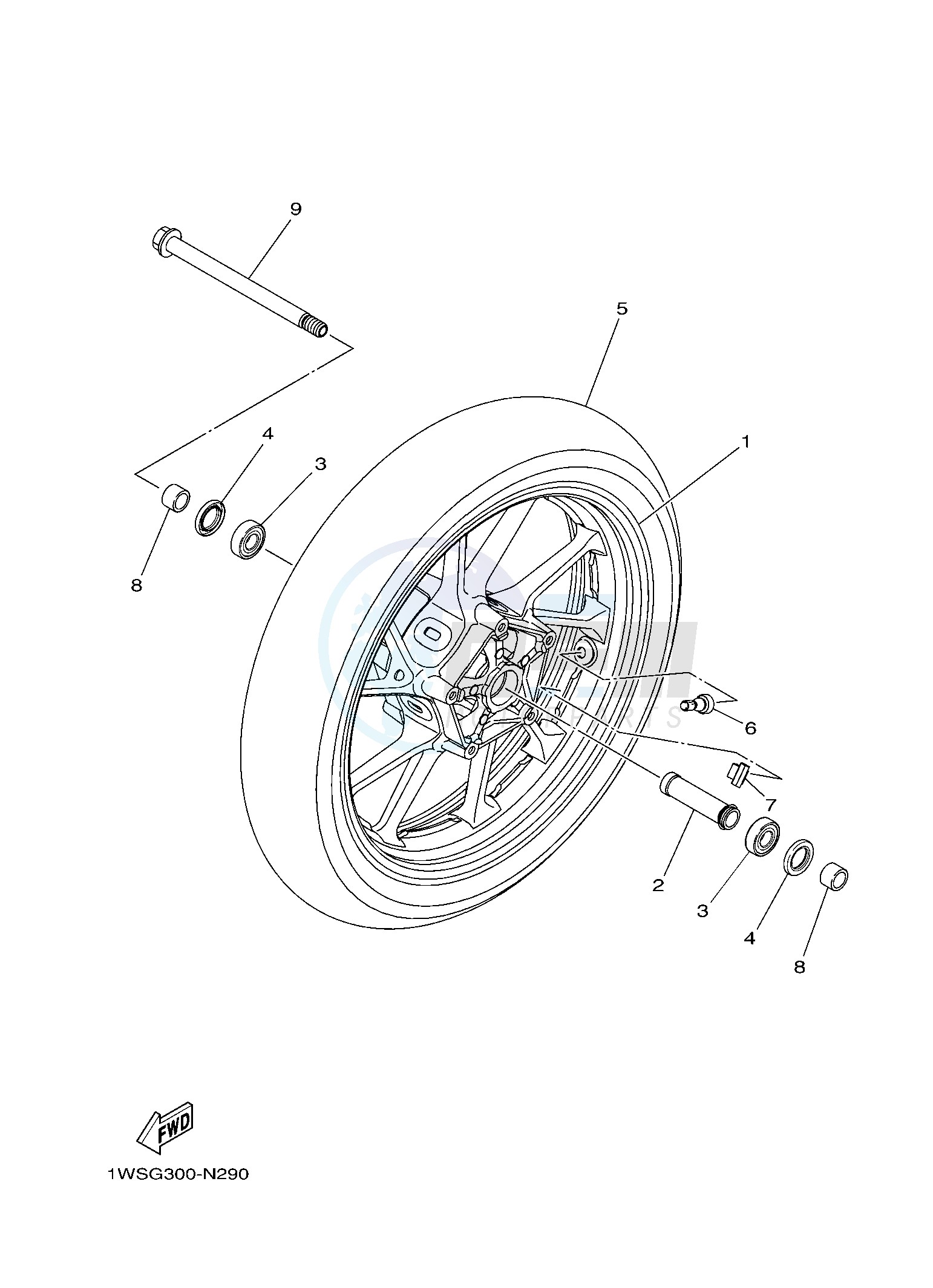 FRONT WHEEL image