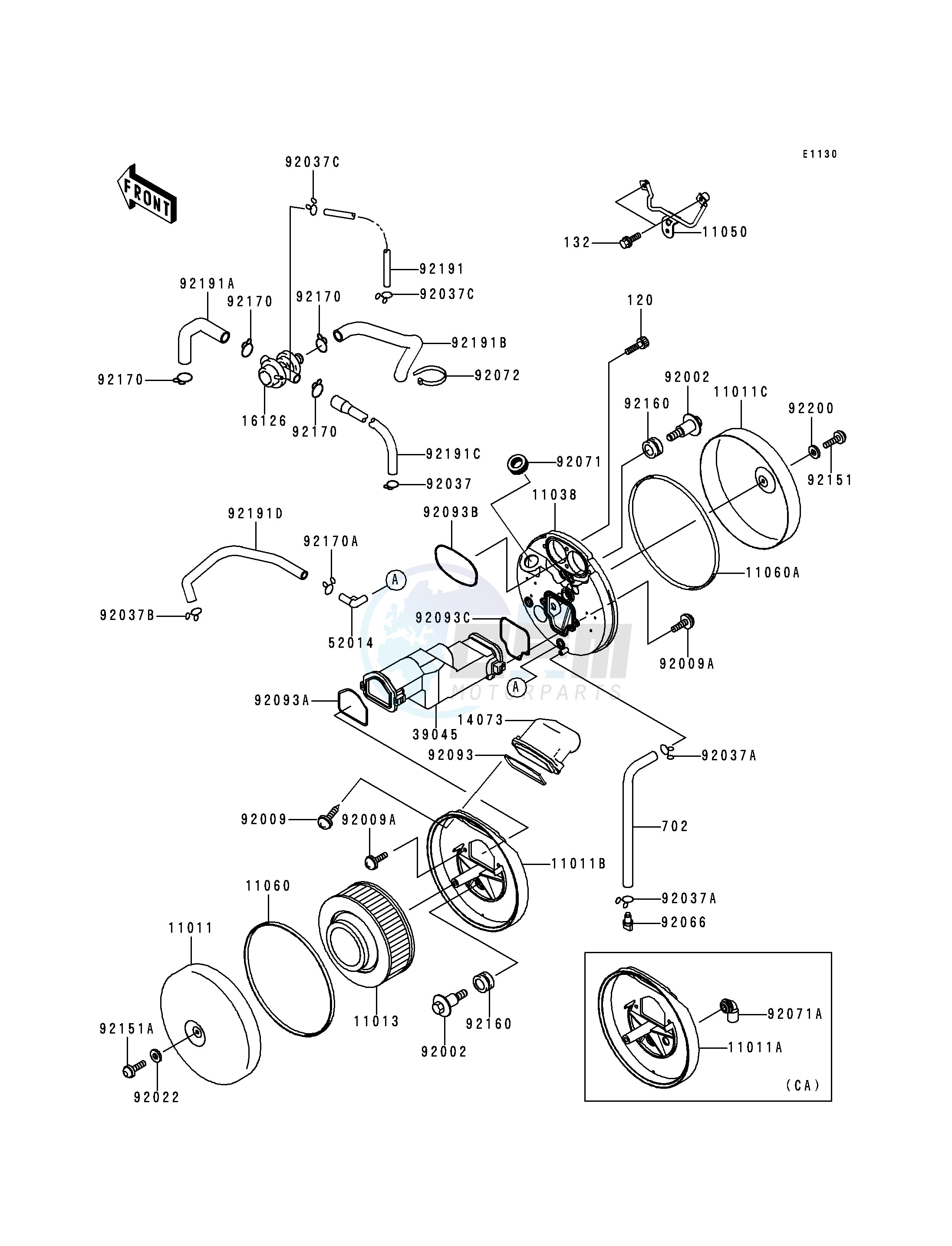 AIR CLEANER blueprint