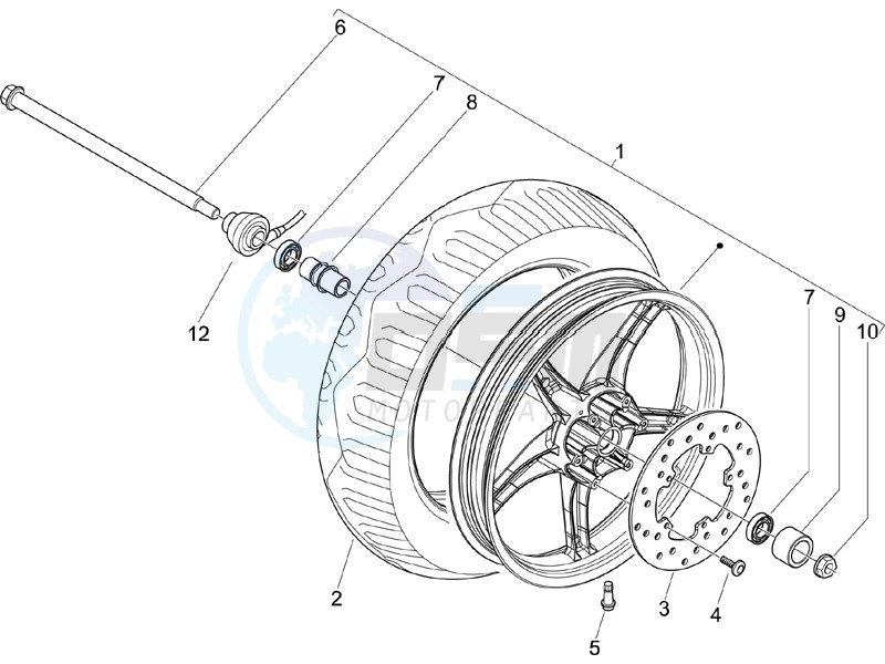 Front wheel image