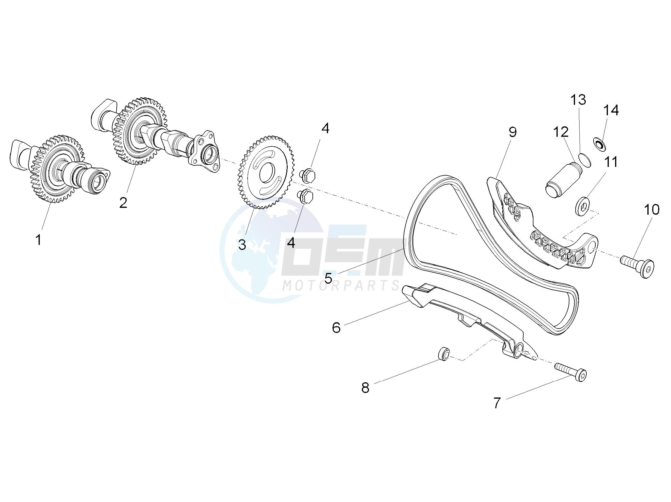 Front cylinder timing system image