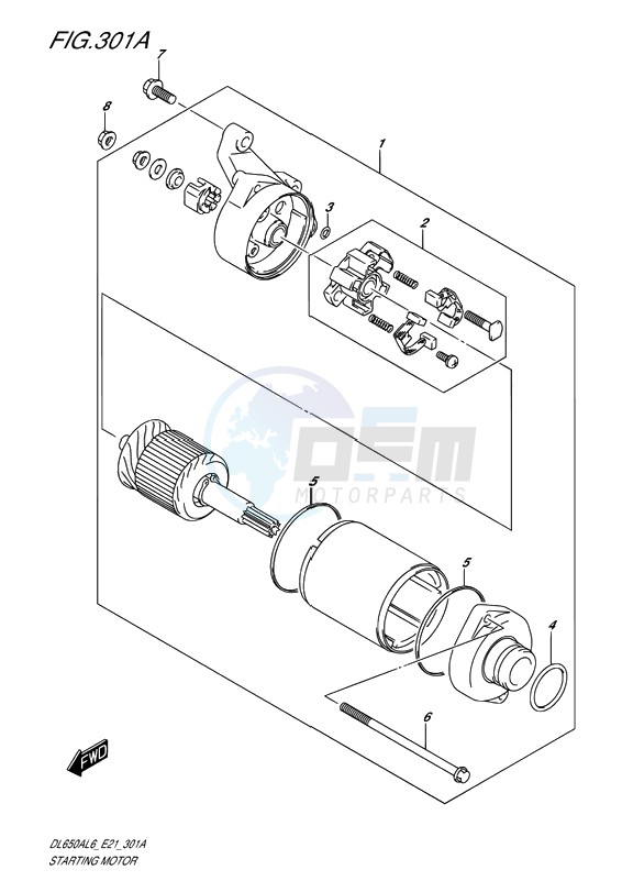 STARTING MOTOR image