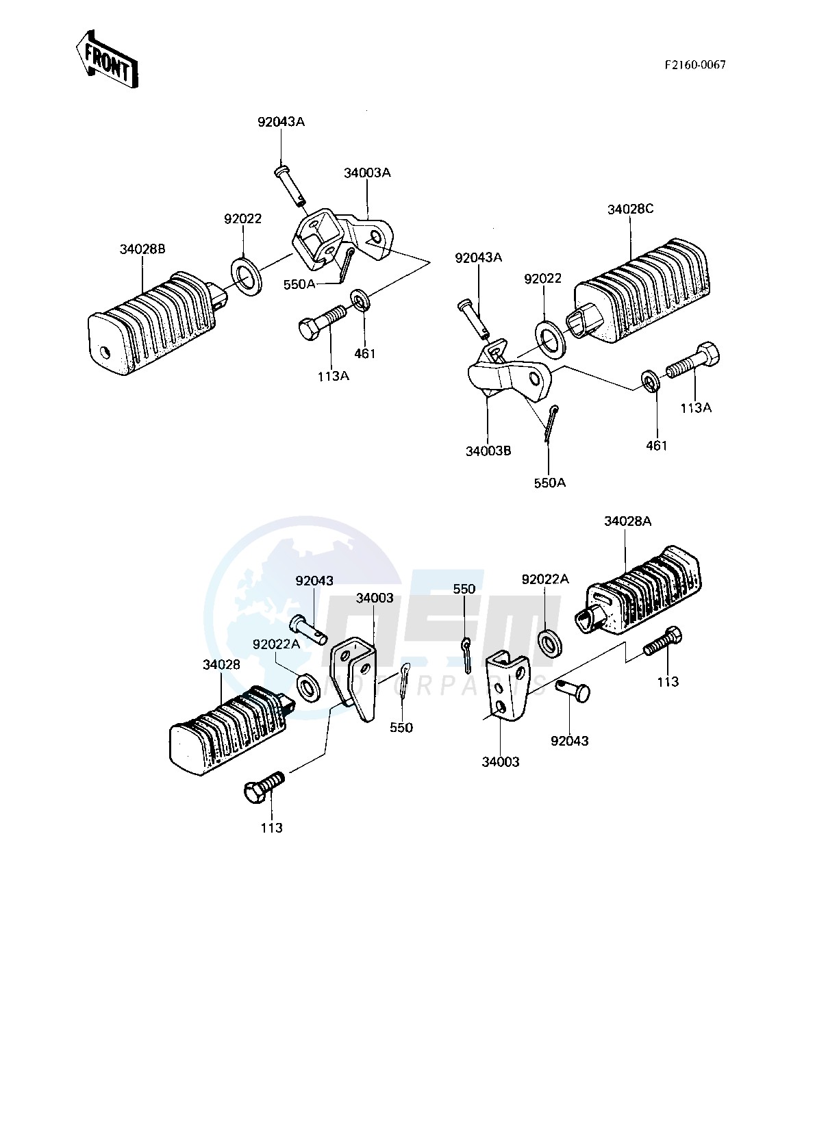 FOOTRESTS blueprint