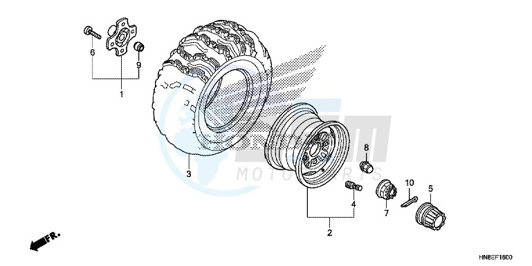 REAR WHEEL blueprint