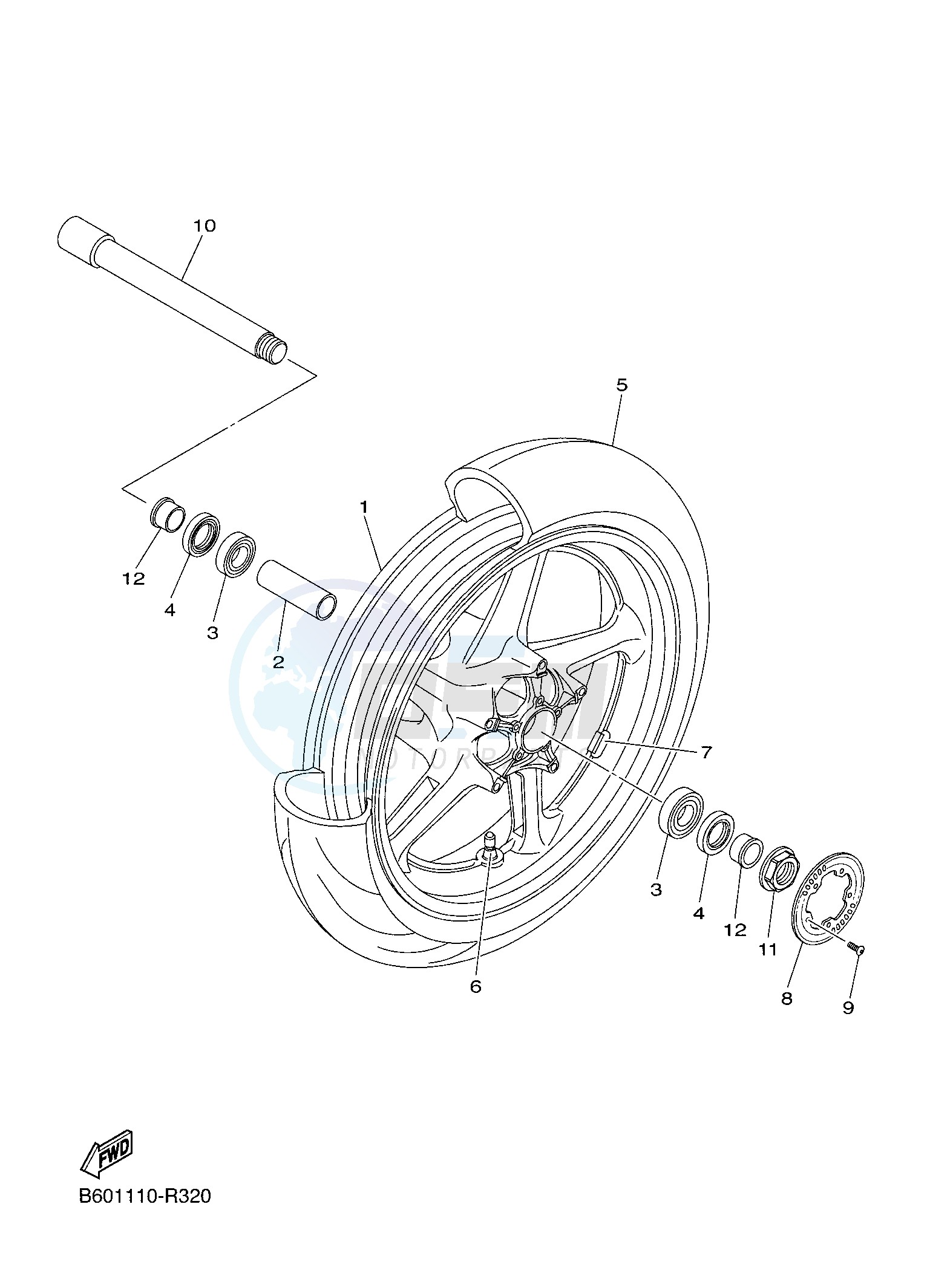 FRONT WHEEL image