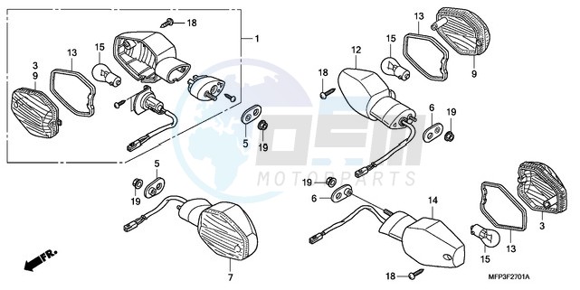 WINKER (CB1300S/CB1300SA) image