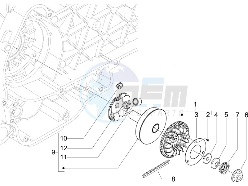 Driving pulley image