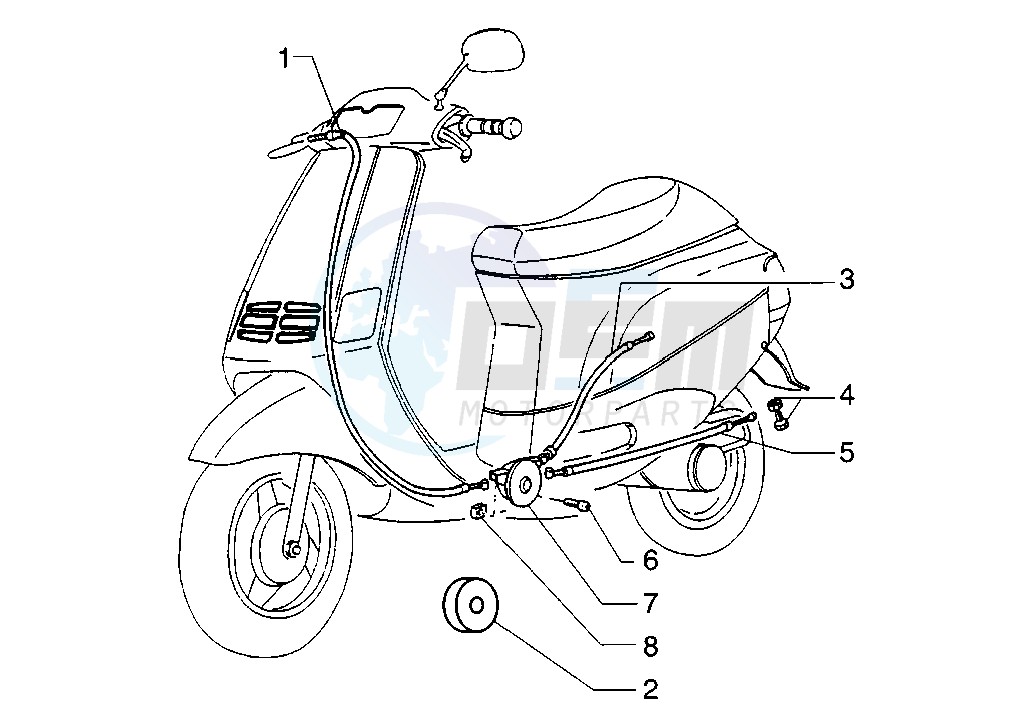 Transmission Throttle - Drum brake image