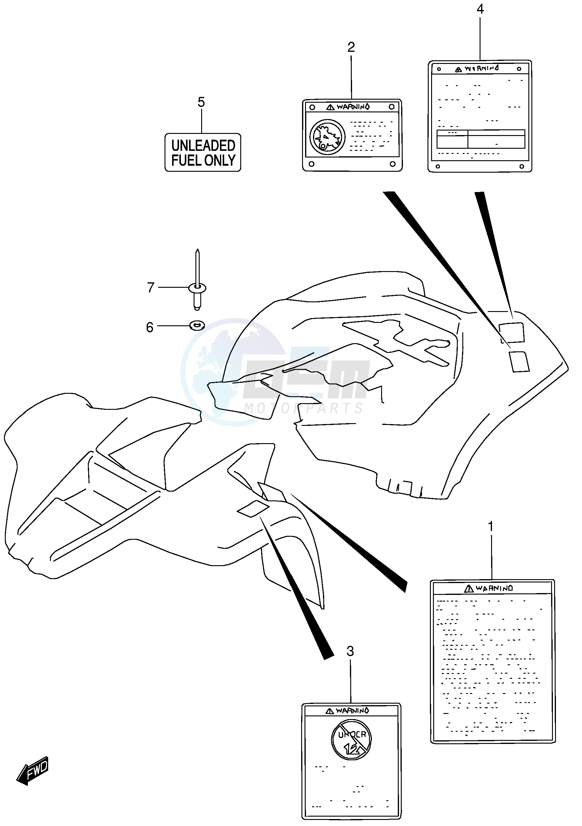LABEL (MODEL K4 K5 K6) blueprint
