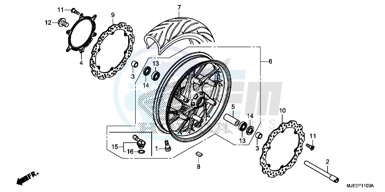 FRONT WHEEL image