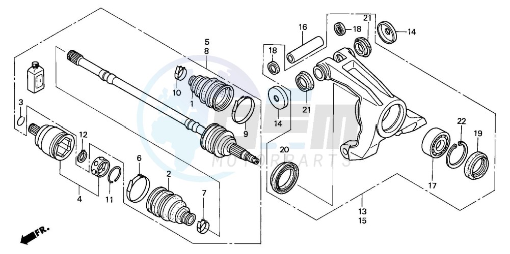 REAR KNUCKLE blueprint