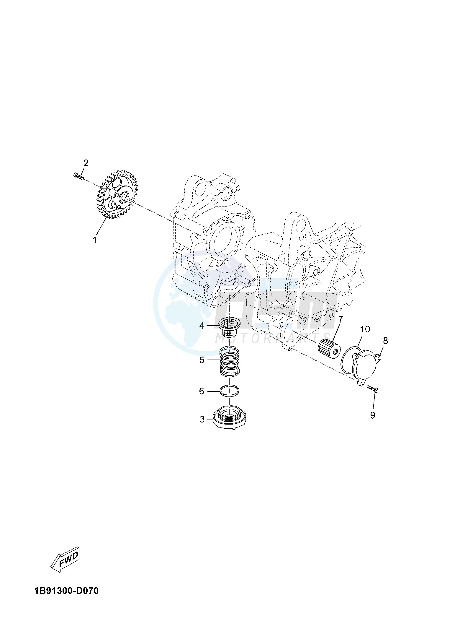 OIL PUMP blueprint