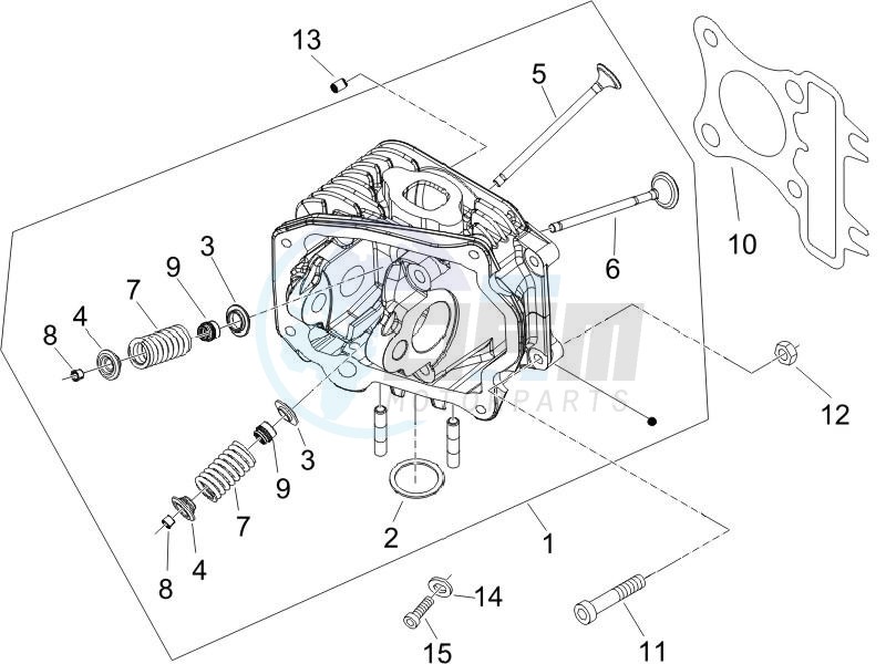 Cilinder head unit - Valve image