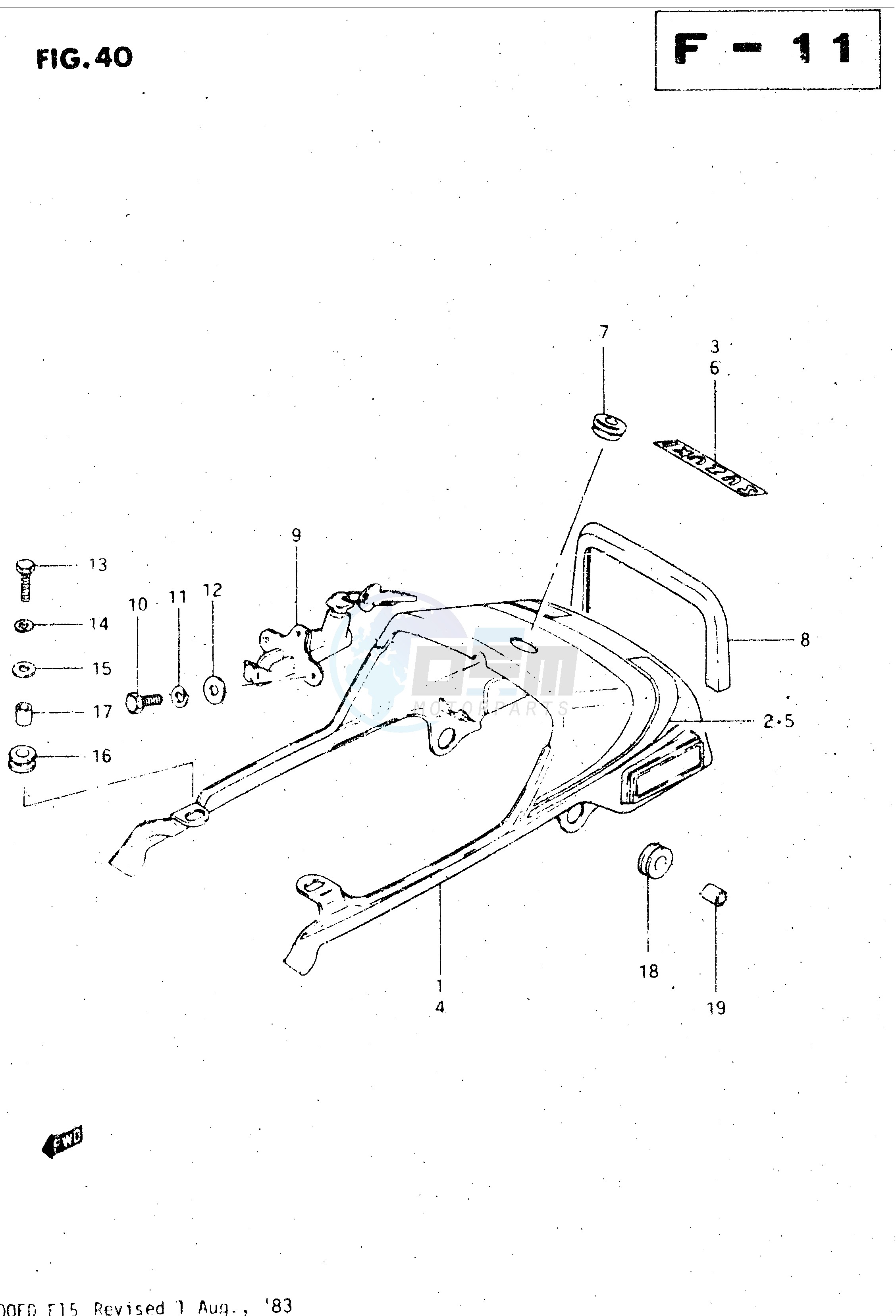 SEAT TAIL COVER (MODEL D) image