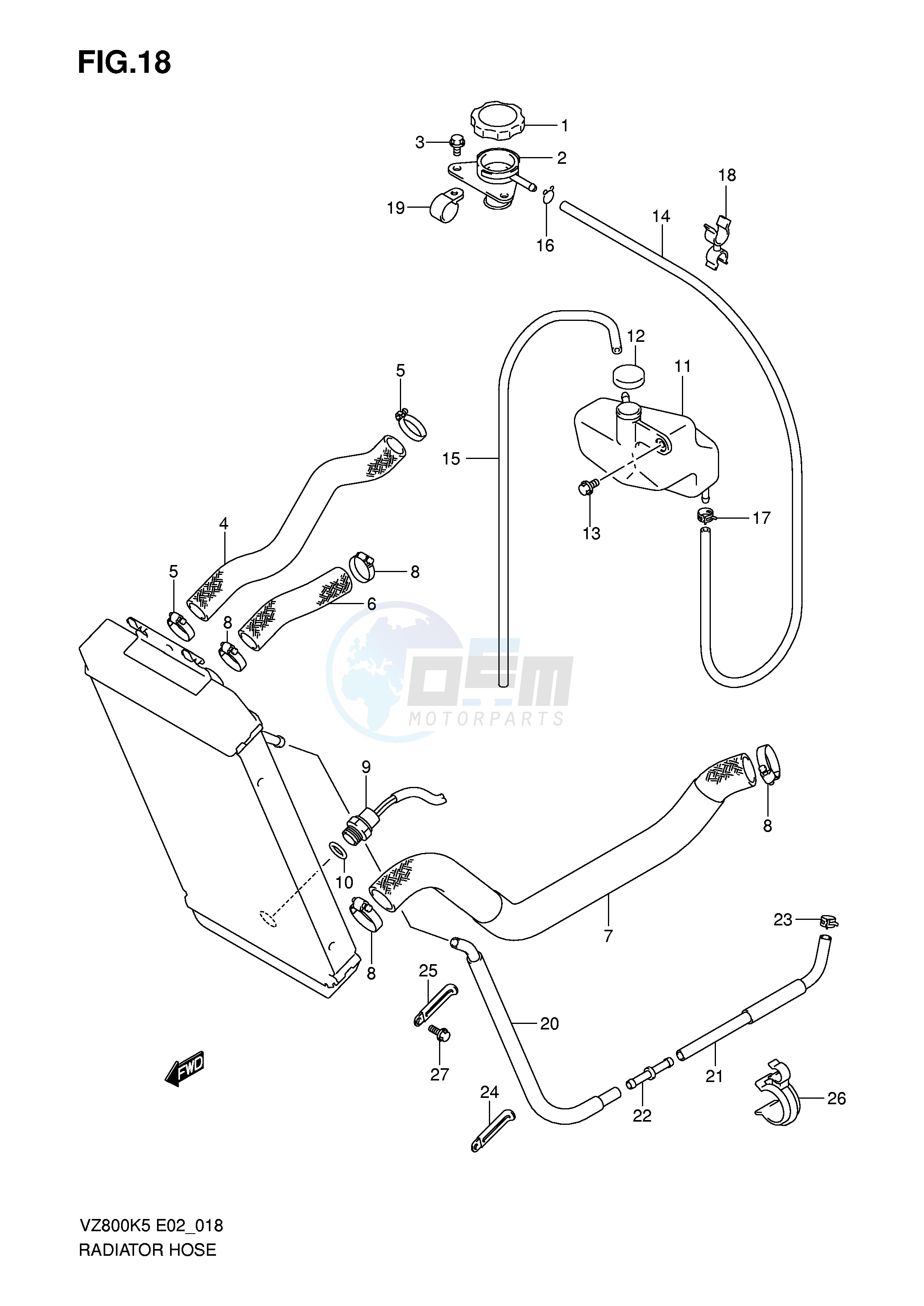 RADIATOR HOSE image