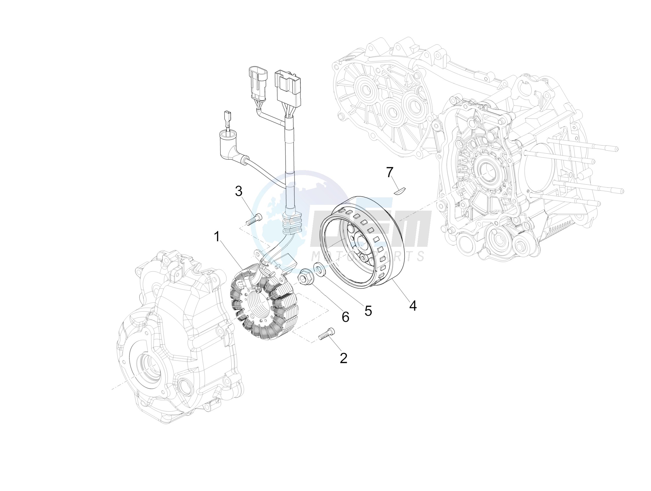 Flywheel magneto image