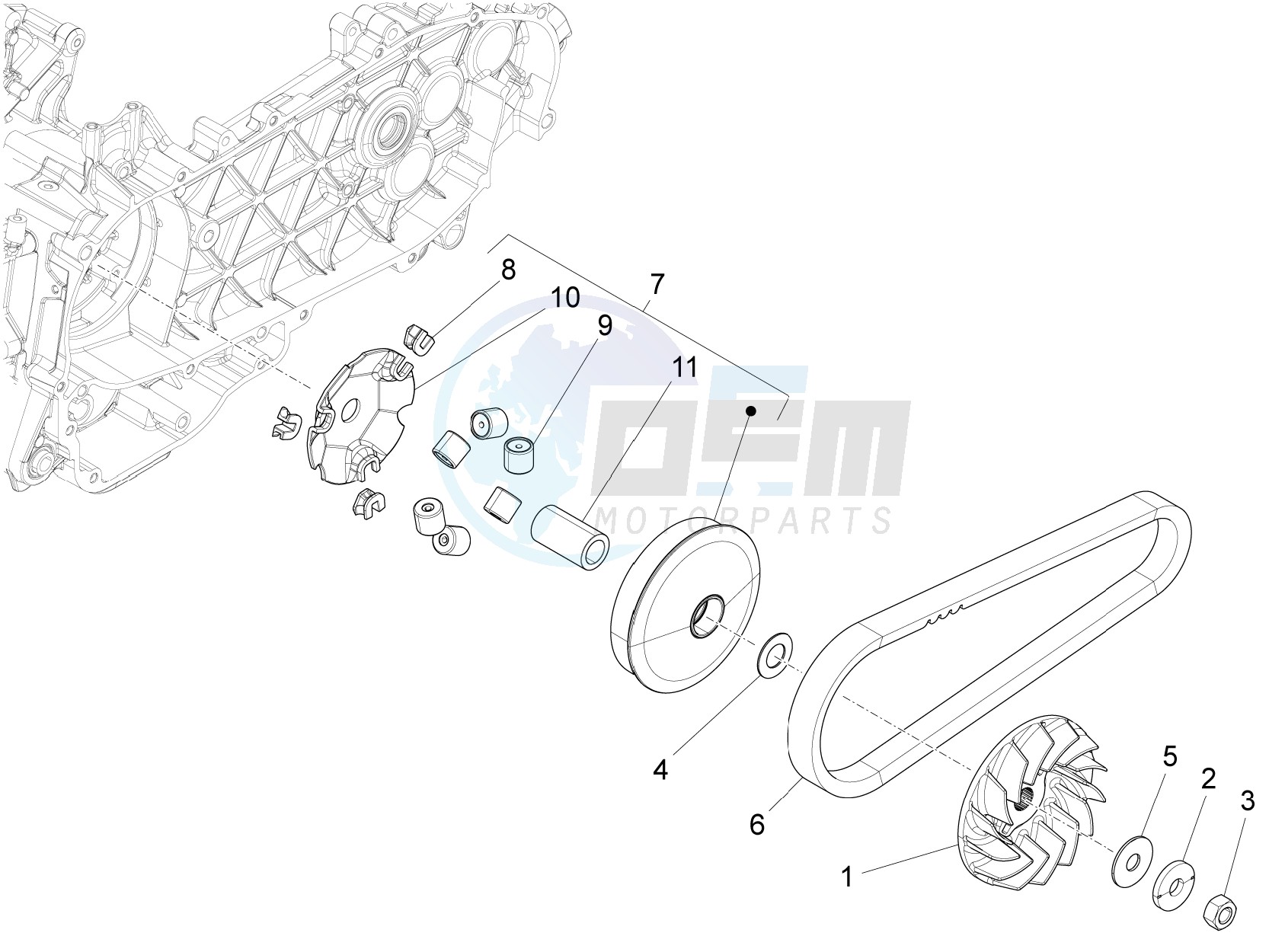 Driving pulley image