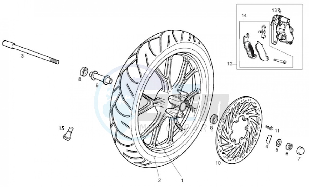 Front wheel (Positions) image