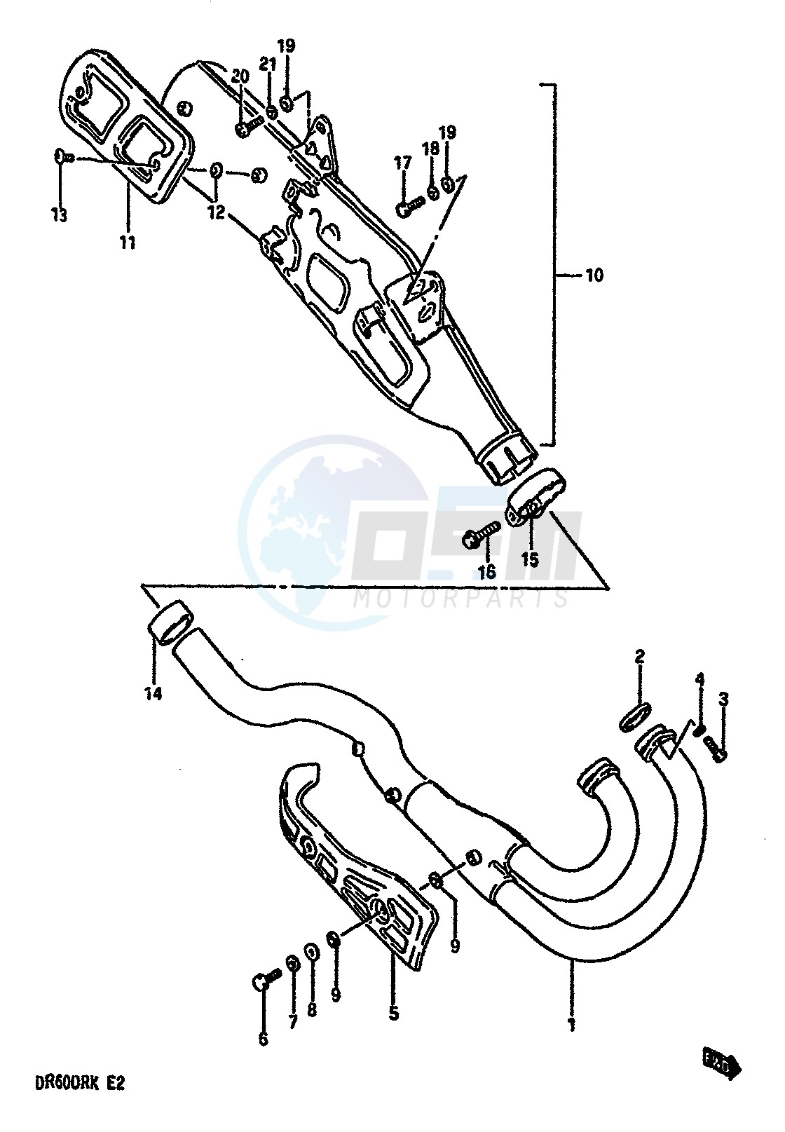 MUFFLER (MODEL K) blueprint