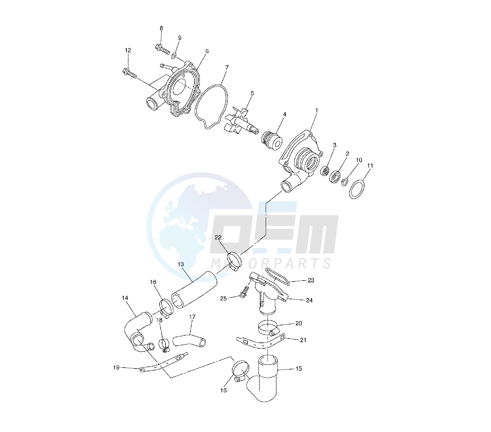 WATER PUMP blueprint