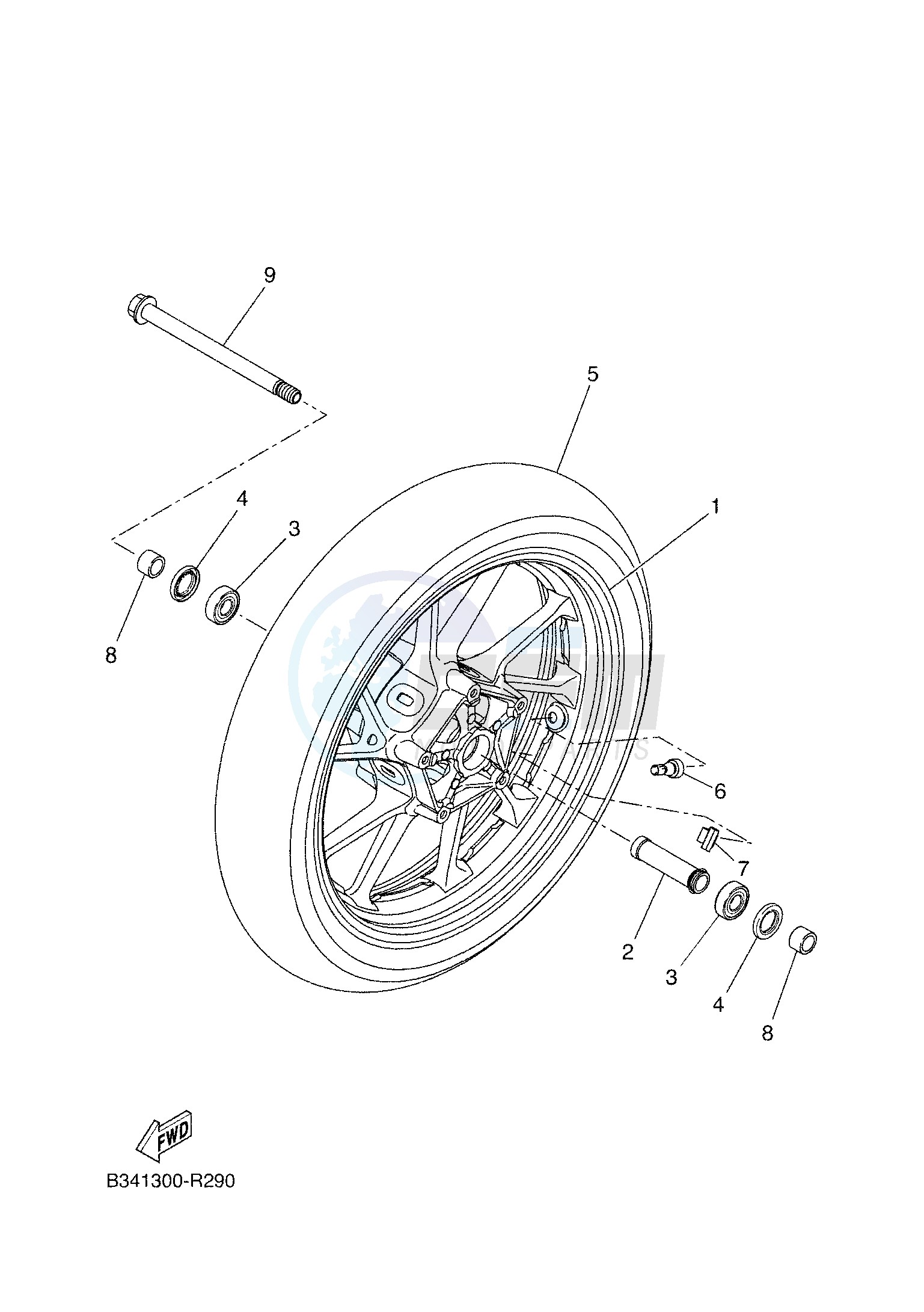 FRONT WHEEL image