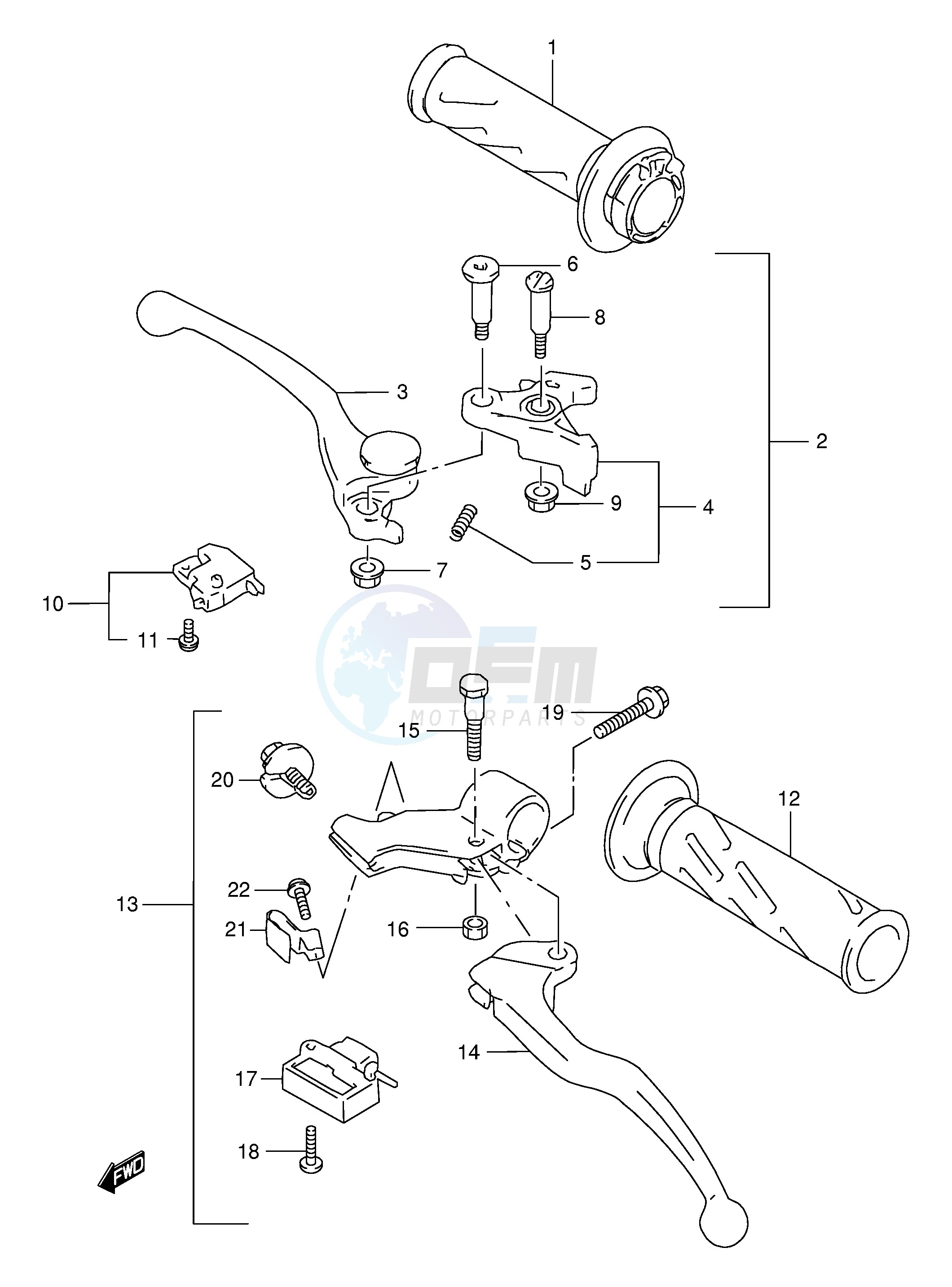 HANDLE LEVER image