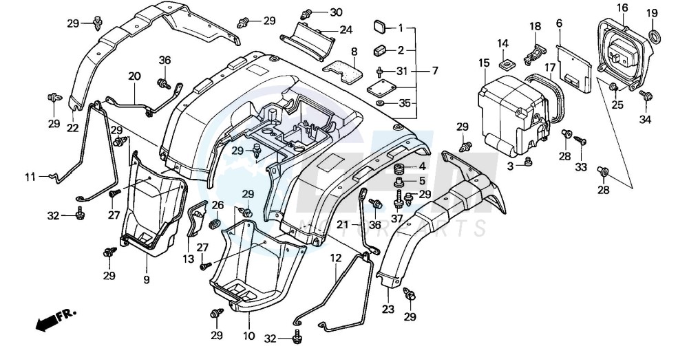 REAR FENDER (1) image