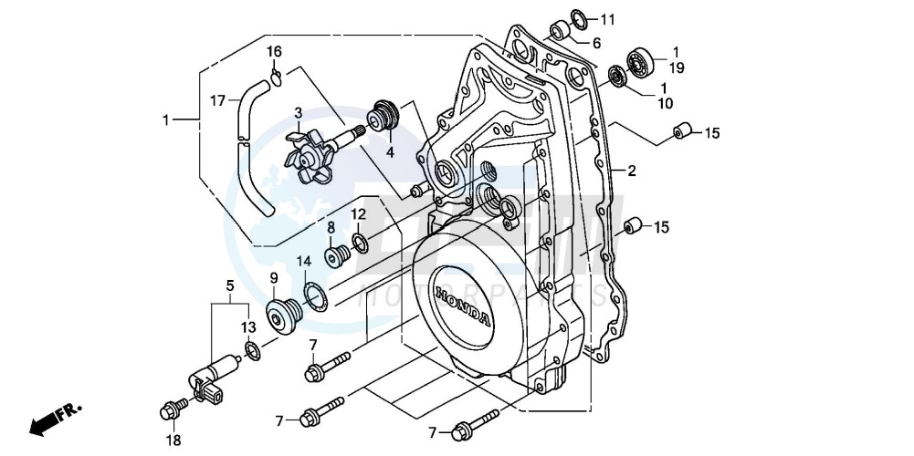 FRONT CRANKCASE COVER image