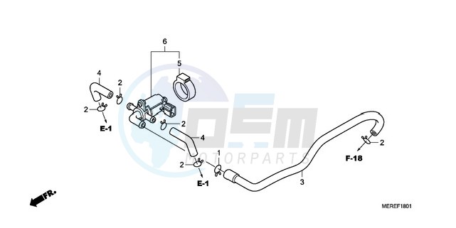 AIR INJECTION CONTROL VALVE blueprint