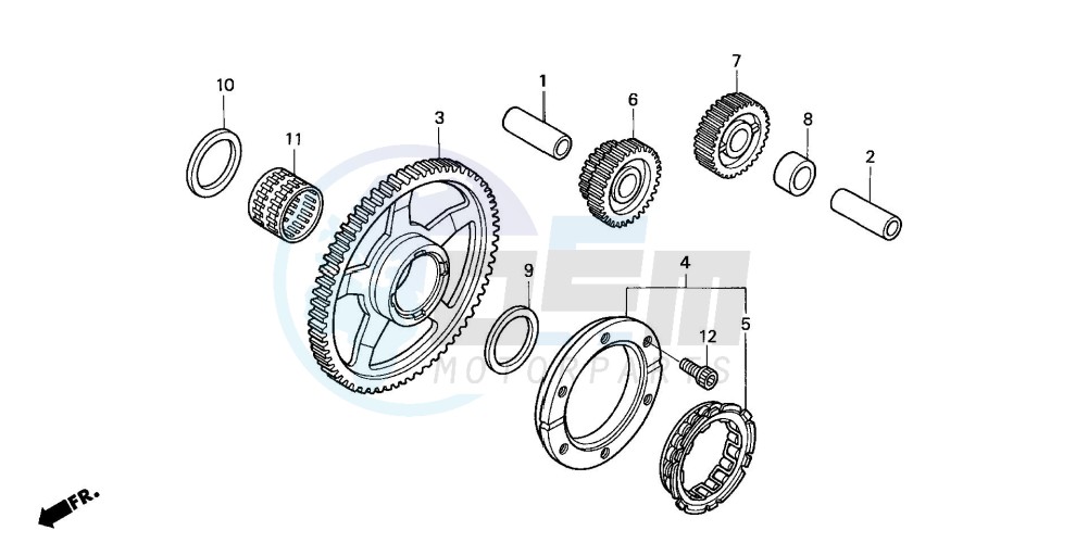 STARTING CLUTCH blueprint