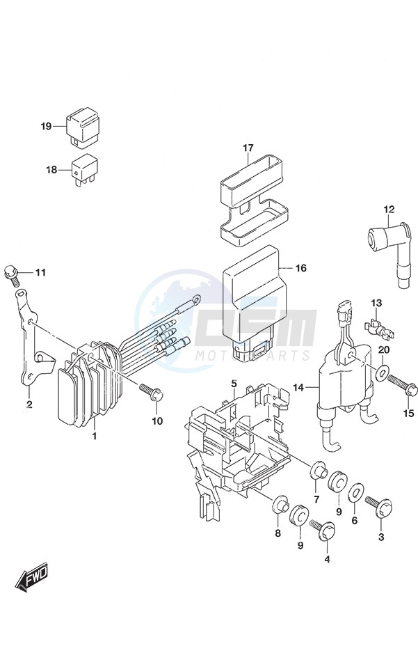 Rectifier/Ignition Coil Non-Remote Control blueprint
